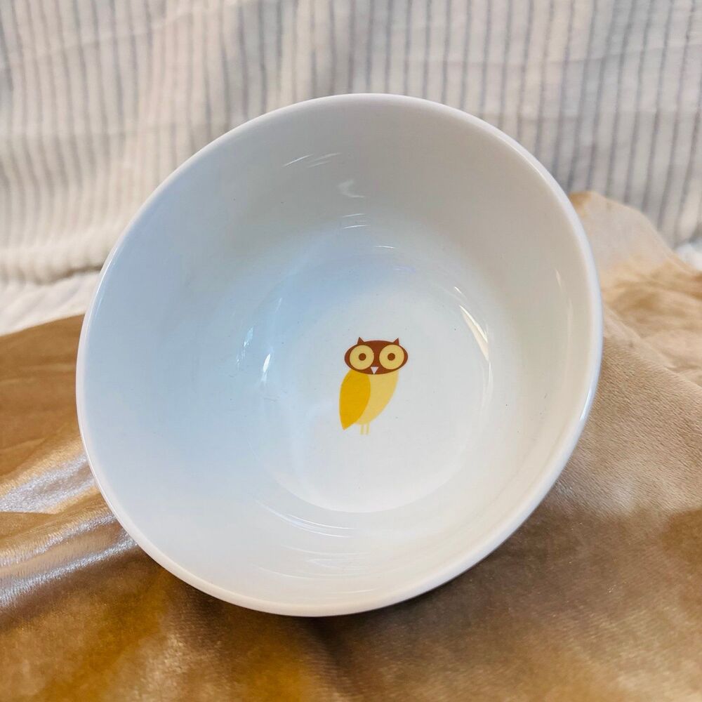 Rachel Ray Cookware Holiday Hoot Christmas Owl Cereal/Soup Bowl 5 1/2 inch